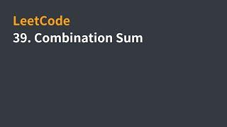 LeetCode | 39. Combination Sum | 中文解說