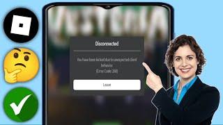 Cómo arreglar Roblox expulsado debido a un comportamiento inesperado del cliente (2024)