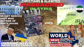 Christians & Alawites Massacred in Syria | Man Outside of White House | World News 3/9/25