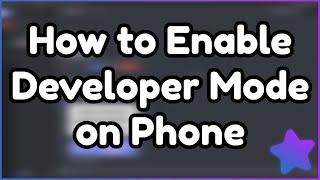 How to enable Developer mode on Discord Phone (IOS/Android)