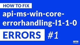 api-ms-win-core-errorhandling-l1-1-0.dll Missing Error | Windows | 2020 | Fix #1