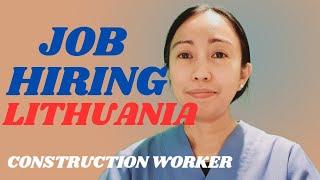 JOB HIRING TO LITHUANIA || WORKING IN EUROPE || MADEL DELOS REYES