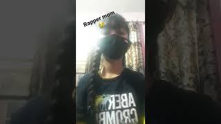 if our mom is rapper #mask girl 182 channal #like #funny video