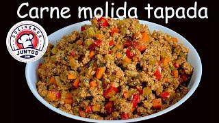 Carne molida con vegetales / Delicioso almuerzo