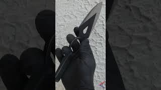 I made Jett's kunai with knifemaker steel #valorant #valorantfanart #kunai #cosplay #cosplayer