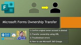 Microsoft Forms Ownership Transfer