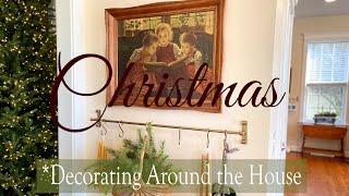 CHRISTMAS DECORATING AROUND THE HOUSE ~ VINTAGE FRENCH COUNTRY TOUCHES