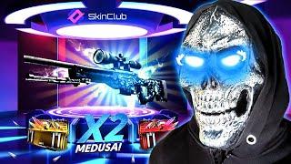 SKINCLUB x2 AWP MEDUSA FROM EXCLUSIVE DROPS ?! (Skinclub Promo Code 2024)