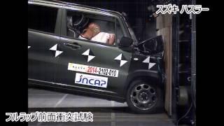 JNCAP - Suzuki HUSTLER G / Mazda FLAIR - full wrap frontal crash test - 4 star safety rating