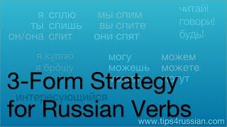 The 3-Form Strategy for Learning Russian Verbs