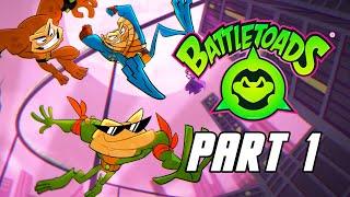 Battletoads 2020 - Gameplay Walkthrough Part 1 - Intro & Act 1 (No Commentary, XBOX ONE X)