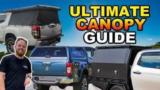 UTE CANOPIES COMPARED - ALLOY vs. CANVAS vs. FIBREGLASS - Experts guide to ute canopies