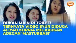 Viral Video Aliyah Kurnia, Ternyata Bukan Main di Toilet Tapi Beradegan Dua Jari Begini…