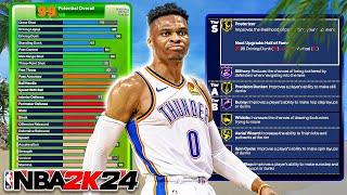 PRIME RUSSELL WESTBROOK BUILD - TRIPLE DOUBLE DEMIGOD BUILD NBA 2K24