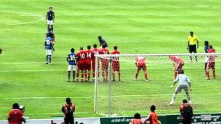 Liverpool vs Malaysia - Safiq Rahim's Beautiful Free Kick