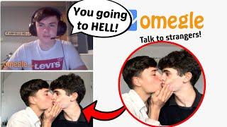 GAYS KISS ON OMEGLE (Anti-LGBT)