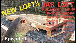 MD Racing Pigeon Loft Build episode 1: how to build to homing pigeon loft