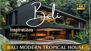 Captivating Bali Inspirations: Modern Tropical House Architecture and Interior Elegance