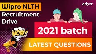 Wipro NLTH Recruitment 2021 | Solve Latest Pattern Questions of Wipro Elite | Aneeq Dholakia | Edyst