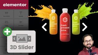 Elementor’s 3D Product Reveal Slider  (FREE)