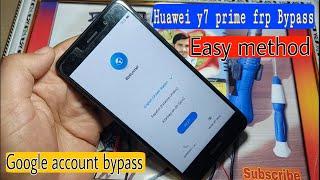 Huawei y7 prime  frp bypass | TRT-L21A frp unlock without pc 2021
