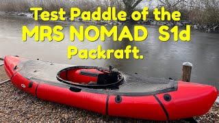 Test paddle of the MRS Nomad Packraft