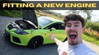 WILL MY NEW ENGINE START?!? REPLACING MY DEAD ENGINE…