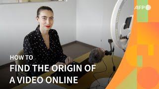 How to find the origin of a video online