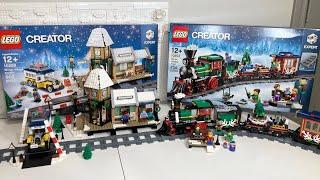 LEGO Winter Village Station 10259 & Holiday Train 10254