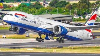 ️ 88 AIRPLANE TAKEOFFS & LANDINGS in 55 MINS  Sydney Airport Plane Spotting [SYD/YSSY]