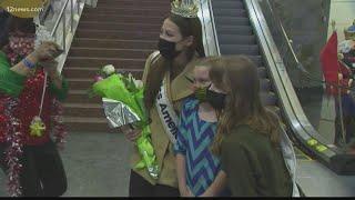 Newly crowned Miss America and ASU student welcomed home in Alaska