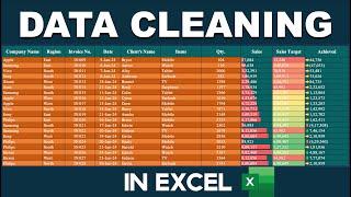 Data Cleaning in Excel / Excel Data Cleaning / Excel