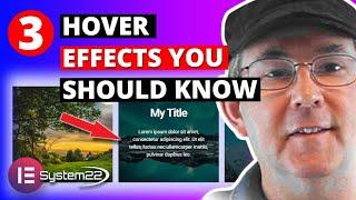 Elementor Hover Effects 3 Effects You Should Know | Elementor Free 