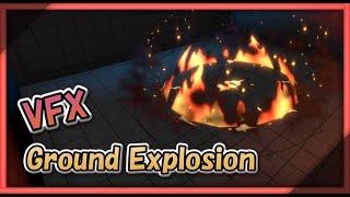 Unity VFX - Ground Explosion & Fire Particle