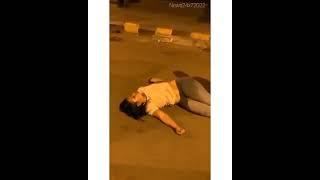 navi mumbai drunk lady misbehave with police officer