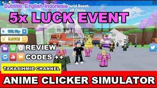 NEW UPDATE CODES ANIME CLICKER SIMULATOR [STAND CITY WORLD] ROBLOX