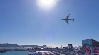 A340-500 Low Pass Hi Fly - Mirpuri Foundation at the Volvo Ocean Race