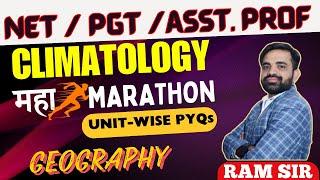 Maha-Marathon UGC NET Geography: CLIMATOLOGY Part 1#netjrf #net #netjune2024  #nta