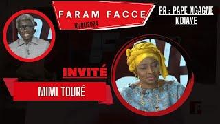 TFM LIVE : Faram Facce du 10 Janvier 2023 - Pr : Pape Ngagne Ndiaye - Invité : Mimi Touré