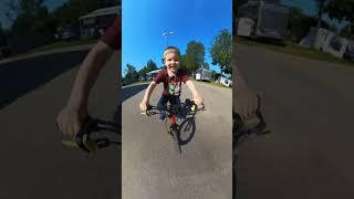 @insta360 X3 Bike Mount with unicorn extension! My Son loves it!