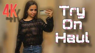 [4K] Amazing Mesh Clothes | Try on Haul with Mia (2024)