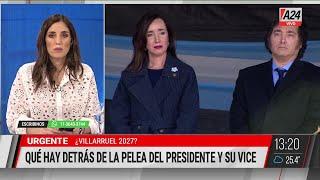 TENSIÓN POLÍTICA: LA PELEA ENTRE JAVIER MILEI Y VICTORIA VILLARRUEL