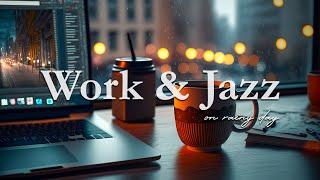 [Плейлист] Успокаивающий 24-часовой плейлист джазовой музыки и звуки дождя для работы 