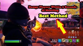 Damage players within 5 seconds of mantling Fortnite Challenges