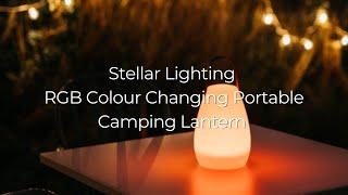 Stellar Lighting - RGB Colour Changing Portable Camping Lantern