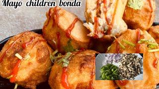 Ifthar recipe no.2 //mayo chicken bonda//new style at bearys kitchen vlogs