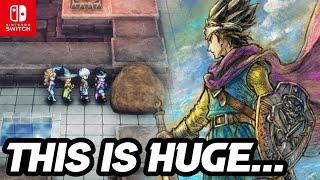 This is MASSIVE for Dragon Quest III HD-2D Remake...