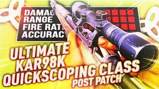 The FASTEST VANGUARD KAR98K QUICKSCOPING Class Setup - Detailed How To Tutorial instructional KAR98