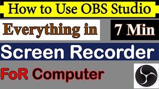 How To Use OBS Studio  Everything in 7 min For Screen Recording Tamil.