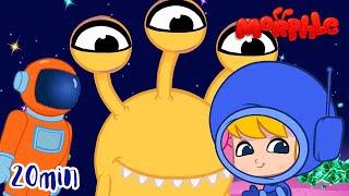 Space Adventure With BEST FRIEND MORPHLE | Video For Kids | 20min | MOONBUG KIDS Super Heroes